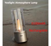 Yeelight Atmosphere Lamp Yellow LED Night Light Atmosphere Light Stepless Dimming Nightstand Rechargable Candle Lamp for Bedroo Atmosphere Lamp