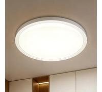 Yeelight LED Ceiling Light Motion Sensor, Waterproof Bathroom Ceiling Lamp Flicker-Free, Smart Lights Indoor 2000K-6000K Dimmable, Eye-Friendly Ceiling Light for Garage Shed Loft Bedroom Hallway