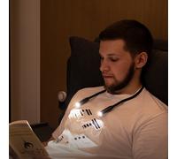 Yeelight LED Neck Book Light - Flexible Wearable Neck Reading Lamp with Warm Eye-Care Lighting, Portable Rechargeable Light for Bedtime, Travel & Study