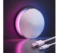 Yeelight Motion Sensor Night Light Rechargeable Color Changing RGB & Warm White, 750mAh Wireless Nightlight Type-C Up to 3 Months Runtime, LED Bathroom Night Light for Hallway, Bedroom, Party, Stairs