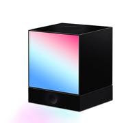 Yeelight Smart LED Pixel Table Lamp, DIY Desk Lamp Black Light, Music Sync Black+IC Display for Clock/Emoji, Compatible with Alexa & Matter, App Control, 2.4GHz WiFi, Gaming Room & Bedroom Decor Grey