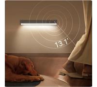 Yeelight Ultra-thin Motion Sensor Closet Light A30 - Rechargeable Wireless LED Light with Magnetic Mount, Auto ON/OFF Warm Illumination for Under Cabinets, Wardrobes & Hallways