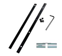 Yeeliv 2PCS Guide Rail Connector for Makita P-45777 Plunge Saw SP6000 198885-7, Guide Rail Connector Kit, Guide Rail Joining Bar Connector for Festool Bosch DeWALT