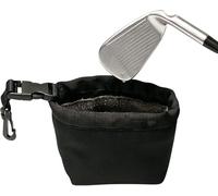 Yeeliv Golf Ball Cleaner, Portable Golf Club Cleaner, Golf Ball Cleaning Bag, Waterproof Clean Face Technology Liner, Detachable Clip, Golf Clean Pouch for Valuables Tee, Golf Accessories