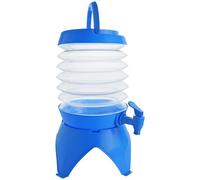 Yeelua 3.5L Collapsible Water Dispenser, Fridge Water Dispenser, Plastic Drink Container with Tap, Outdoor Portable Drink Container for Party Drink, Chilled Juice, Water, Cocktails