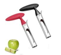 Yeenano Apple Corer,2 Pcs Stainless Steel Apple Corer & Fruit Remover with Non Slip Handle Multi Fruit Core Remover for Apples,Pears,Pineapple,Peppers Durable Kitchen Gadget for Slicing Coring