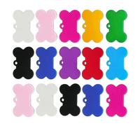 Yeenano Bone Shaped Dog Tag Pet Tag,10 PCS Aluminum Alloy Identity Tag Pet Anti Lost Collar Personalized Dog Tag,Dog Brand Address,For Dogs and Cats Pet ID Tag (38MM)