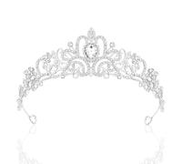 Yeenano Crown Tiara,Princess Party Tiara Accessory Tiara Princess Crown,Crystal Tiaras Crowns Rhinestone Headband for Women Girls for Occasions Including Weddings Parties Proms Halloween and Photo