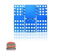 Yeenano Folding Board for Shirts,Laundry Folding Aid Plastic Laundry Folding Boards T Shirt Folder Board Adult T Shirt folder Easy and Fast for Children and Adults Fold Clothes of Various Sizes Blue