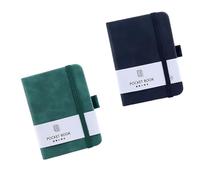 Yeenano Pocket Notebook,2 Pcs Portable A7 Notebook Small Notebooks Pocket Size Mini Small Notepad Journal Diary for Travel Notebooks Writing for Office School Stationery Supplies Writing Memos