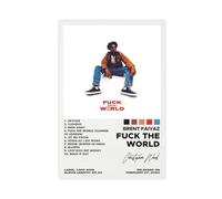 Yeepi Brent Faiyaz Poster Fuck The World Album Cover Poster Canvas Poster Bedroom Decor Sports Landscape Office Room Decor Gift Unframe-style 12x18inch(30x45cm)