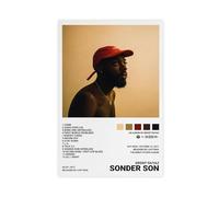 Yeepi Brent Faiyaz Poster Sonder Son Album Cover Poster 1 Canvas Poster Wall Art Decor Print Picture Paintings for Living Room Bedroom Decoration Unframe-style 08x12inch(20x30cm)