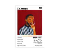 Yeepi Brent Poster Faiyaz A.M. Paradox Album Cover Music Poster Canvas Poster Wall Art Decor Print Picture Paintings for Living Room Bedroom Decoration Unframe-style 08x12inch(20x30cm)