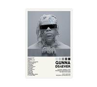 Yeepi Gunna Poster DS4EVER Album Cover Poster Canvas Poster Wall Art Decor Print Picture Paintings for Living Room Bedroom Decoration Unframe-style 12x18inch(30x45cm)
