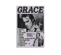Yeepi Jeff Poster Buckley Grace Music Vintage Cover Poster Decorative Painting Canvas Wall Posters And Art Picture Print Modern Family Bedroom Decor Posters 12x18inch(30x45cm)