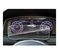 YEEPIN 2017-2019 Golf 7 MK7 Active Info Display Navigation Screen Protector, Tempered Glass Protective Film, Touch Screen Protection, 9H(Harder Than Knife) Bubbles (12.3 inches dash board)