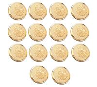 yeeplant 14 Pcs Gold Blazer Buttons Set, Metal Suit Buttons 0.8 in, Vintage Coats Buttons with Emblem Badge for Uniform, Overcoat, Blazer