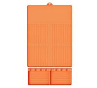 yeeplant 2-In-1 Silicone Grill Mat, 16.7 X 11.8 In, Bbq Griddle Side Shelf Organizer With Orange Drip Pad, Ribbed, Raised Edges, Compatible With Bbq Griddle Tools Mat