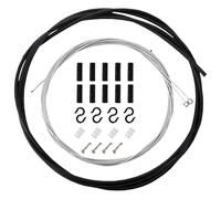 yeeplant 2 M 4 Mm Shift Cable Housing, Universal Shift Cable Kit With 61 In Front & 82.7 In Rear Shifter Cable, End Caps, S-Buckles, O-Rings