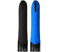 yeeplant 2 Pcs Horse Tail Bags, Black & Blue, Horse Tails Protector Storage, 22 in Long, Protects Against Dirt and Damage, Oxford Cloth with Soft Tassels