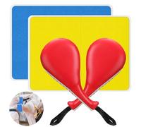 yeeplant 4 Pcs Taekwondo Training Set for Beginners, Reusable Breaking Boards with High-Density ABS & EVA Padding, Foam Filled PU Kick Pads for Martial Arts Practice