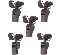 yeeplant 5 Pack Metal Whistles, Loud Clear Sound Whistles for Sports Refereeing, Ideal for Coaching and Emergency Situations