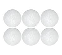 yeeplant 6 Pcs Led Golf Balls Glow In The Dark, High-Elasticity, 332 Design, 8-Minute Illumination, High Brightness Long Lasting, Two-Layer Shell For Night Golfing