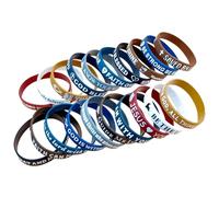 yeeplant 80 Pcs Bible Verse Bracelets, Silicone Scripture Bracelets Bulk, Inspirational Christian Daily Bible Verses, Multi Color Wristbands, for Church Events and Religious Holidays
