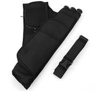 yeeplant Archery Quiver, 3 Arrow Tubes, Holds 12-16 Arrows, Nylon & Oxford Fabric, for Right-Handed Use with Compound Or Recurve Bows
