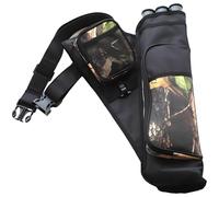 yeeplant Archery Quiver with 3 Arrow Tubes, Nylon and Oxford Cloth, Holds 12-16 Arrows, Designed for Compound & Recurve Bows, Right-Handed
