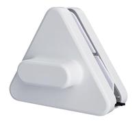 yeeplant Attaching Window Cleaner Tool, Double-Sided For 3-10 Mm Double-Pane Glass, Elevated Rise Cleaner With Abs Shell, Anti-Falling Rope, Large Handle