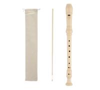yeeplant C Key German Fingering Soprano Recorder For Adults Or Beginners, Abs Resin Plastic Body, Storage Bag And Tools Included