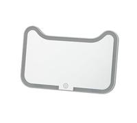 yeeplant Car Vanity Mirror with Lights, Touch Sensor, Adjustable 3-Color Led, Dimmable, USB Charging, 9.4 X 6.1 in