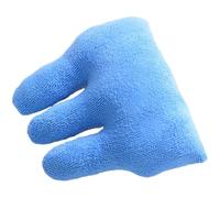yeeplant Digit Spacer For Assistance For Seniors, Grip Pad With Three-Digit Divider, Hand Exercise Aid For Support For Individuals Recovering From Stroke, Soft Nylon Cotton Cushion