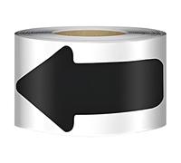 yeeplant Directional Arrow Decals, Small Arrow Stickers With Adhesive, Black Signage For Retail, Schools, Warehouses, 5.9 X 3 In / 15 X 7.5 Cm Size, Packaging For Simple Storage