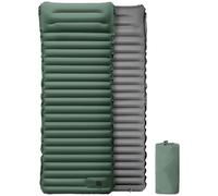 yeeplant Gray Green Head Support Foldable Quick-Inflation, Tpu Inflatable Mattress, Foot Pump Sleeping Pad Backpacking And Beach Picnic Camping Tent Ultra-Light