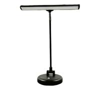 yeeplant Piano Lamp LED for Upright Piano, 10W, Stepless Dimming, 3 Color Temperatures, 5.9 ft Cord, Desk Lamp for Sheet Music, Black Metal, Adapter Included