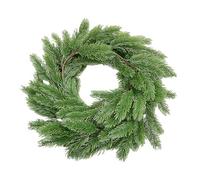 yeeplant Real Touch Pine Needle Christmas Garland, 6.2 Ft / 190 Cm, Lush Dense Greenery For Holiday, Home Decor, Fireplace, Mantel Placement