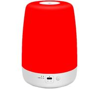 yeeplant Red Night Light with Dimmable Red Light Lamp and Tranquil Mode, Warm White Lights for Midnight Utility, Touch Control Timer Lamp for Bedroom, Portable Cordless Design for Relaxing Ambience