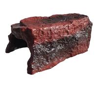 yeeplant Resin Rock Reptile Hide, Medium Size, Safe Odorless Shelter For Snake, Lizard, Gecko, Spider, Aquarium Landscape, Terrarium Habitat Decor To Reduce Stress