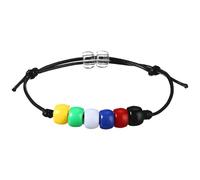 yeeplant Salvation Bracelet Kit with Multicolor Beads, Adjustable Cord, Bible Verse Prayer Bead, and Prayer Card, Bulk Pack for Faith-Based Distribution