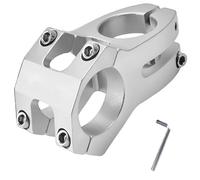 yeeplant Short Stem, 1.25 In / 31.8 Mm, 1.8 In / 45 Mm Stem, 5.2 Oz / 147 G Lightweight Aluminum Alloy Riser, Includes Installation Tool, Silver, For 1.13 In / 28.6 Mm Fork