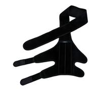 yeeplant Single M Size Dog Knee Brace, 3.9 in 10 cm Pet Leg Protector for Joint Support, Dog Hind Leg Lick Protection, Adjustable Recovery Brace, Black