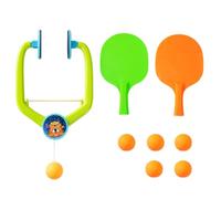 yeeplant Space Saving Hanging Table Tennis Trainer Set, Indoor Play Portable Pong Game, Includes 2 Rackets, 6 Balls, Adjustable Height, Ideal Present For Young Players