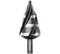 yeeplant Step Drill Bit 3/16-1-3/8 In, Hss Unibit With Four Flutes, Hex Shank For Metal Wood Plastic Aluminum, 5.5 X 1.4 X 1.4 In