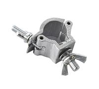 yeeplant Swivel Clamp Connector With Wing Nut, Cross Pipe Scaffold Joint, Aluminum Alloy Coupler For Stage Support Systems