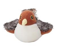 yeeplant Touch Activated Cat Toy, Rechargeable Flapping Bird Sparrow with Lifelike Chirp Tweet Sounds, Plush Interactive Kitten Toys, Motion Sensor, USB Charging, 3.5 in for Indoor Play