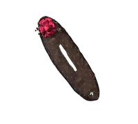 yeeren Hand Embroidered Flowers Deft Bun, Sheer Fabric Hair Bun Maker for Long Thick Hair Accessories for Women Girls, Lazy Hair Curler Bun Clips, Ball Hair Clip,Bun Hair Twister (Size : B)