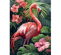 Yeerum 5D Diamond Painting by Numbers Kits for Adults Bird Round Full Drill, DIY Diamond Art Animal Kits for Beginner Embroidery Cross Stitch Arts Crafts Home Decoration 30x40cm