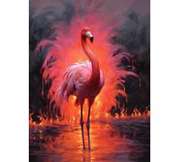 Yeerum 5D Diamond Painting by Numbers Kits for Adults Birds Round Full Drill, DIY Diamond Art Animals Kits for Beginner Embroidery Cross Stitch Arts Crafts Home Decoration 30x40cm